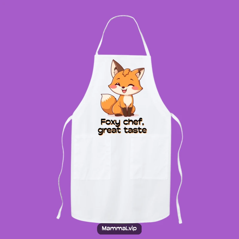 Funny Fox Apron: Playful Kitchen Wear for Animal Lovers