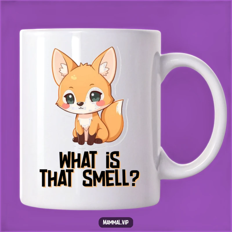 Funny Curious Fox Mug - Clever Animal Lover Coffee Cup Gift