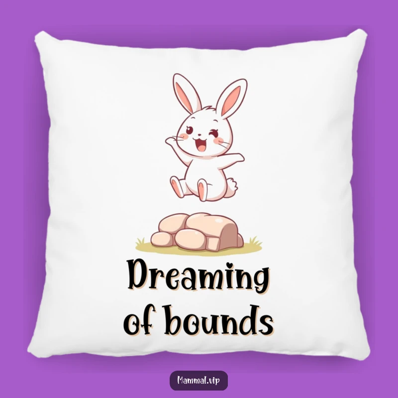 Funny Bouncing Rabbit Pillow: Cozy & Hilarious Comfort Gift for a Playful Space