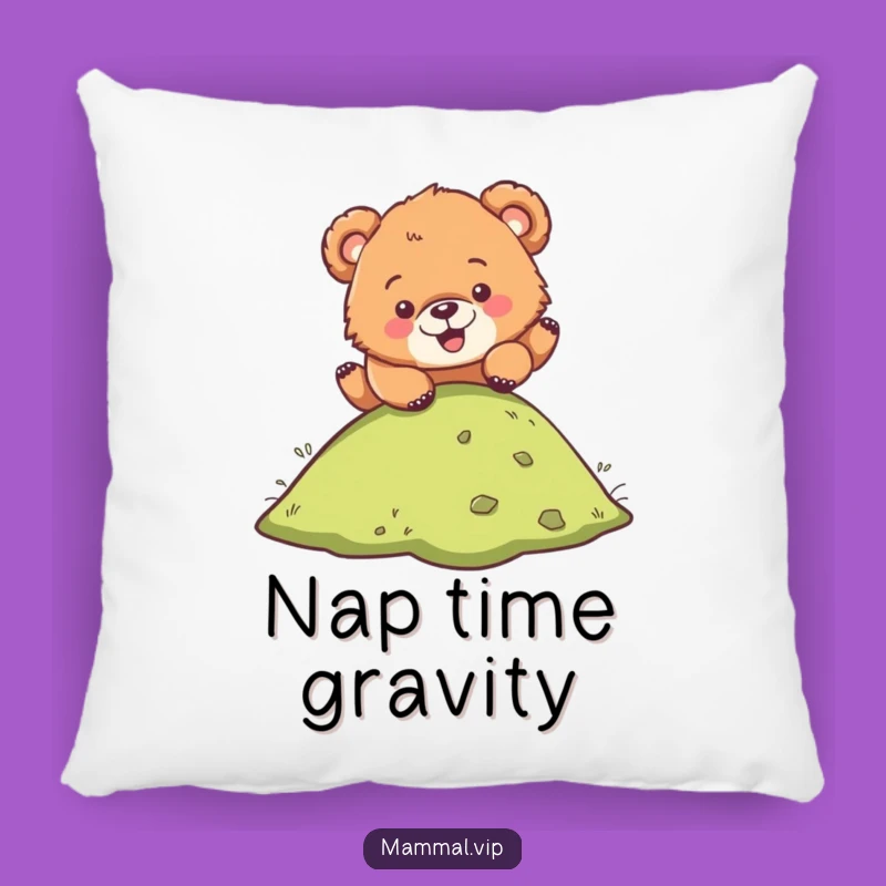 Funny Bear Cub Pillow: Cozy Comfort with a Hilarious Tumbling Action