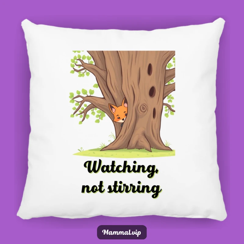 Funny Fox Kit Pillow: Cozy Comfort with a Curious Woodland Vibe