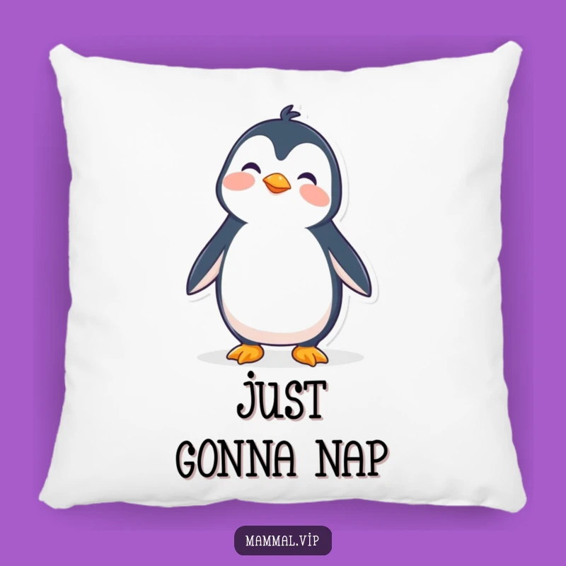 Funny Wobbly Penguin Pillow - Cozy & Hilarious Comfort Gift