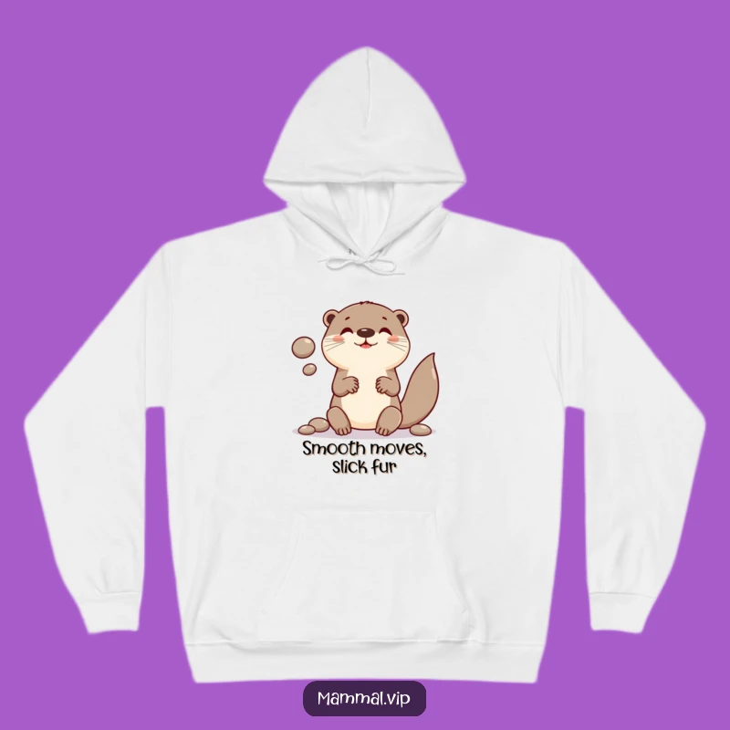 Cozy Funny Otter Juggling Pebbles Hoodie: The Perfect Warm and Humorous Gift