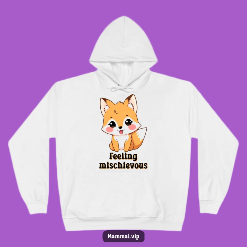 Funny Fox Tongue Hoodie: Cozy Mischief, Perfect Silly Gift
