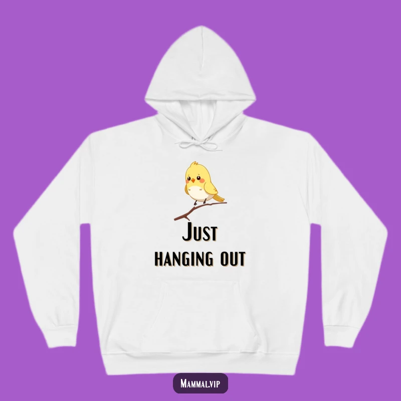 Funny Bird Branch Hoodie - Cozy & Hilarious Chirpy Comfort Gift