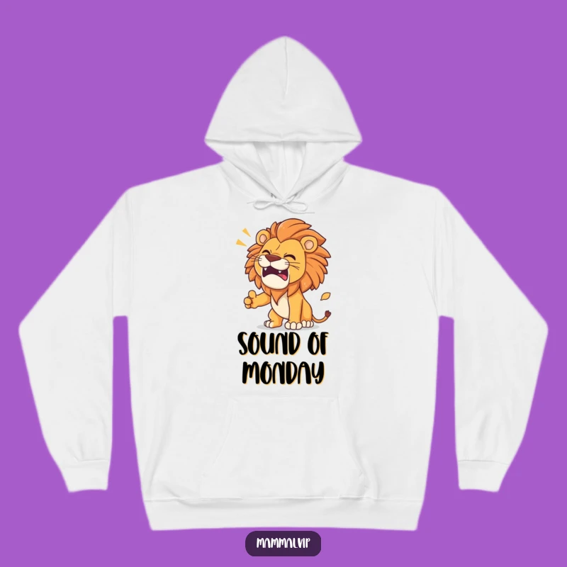 Funny Lion Roar Hoodie: Cozy Power, Warm and Hilarious Gift for Brave Souls