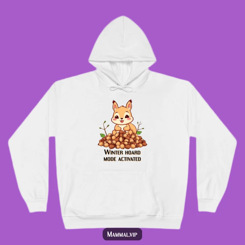 Funny Squirrel Acorn Lover Hoodie: Cozy & Hilarious Woodland Creature Sweatshirt, Great Funny Gift
