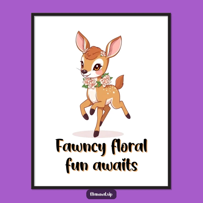Free Printable Fawn Wall Art: Whimsical Downloadable Decor for a Happy Home!