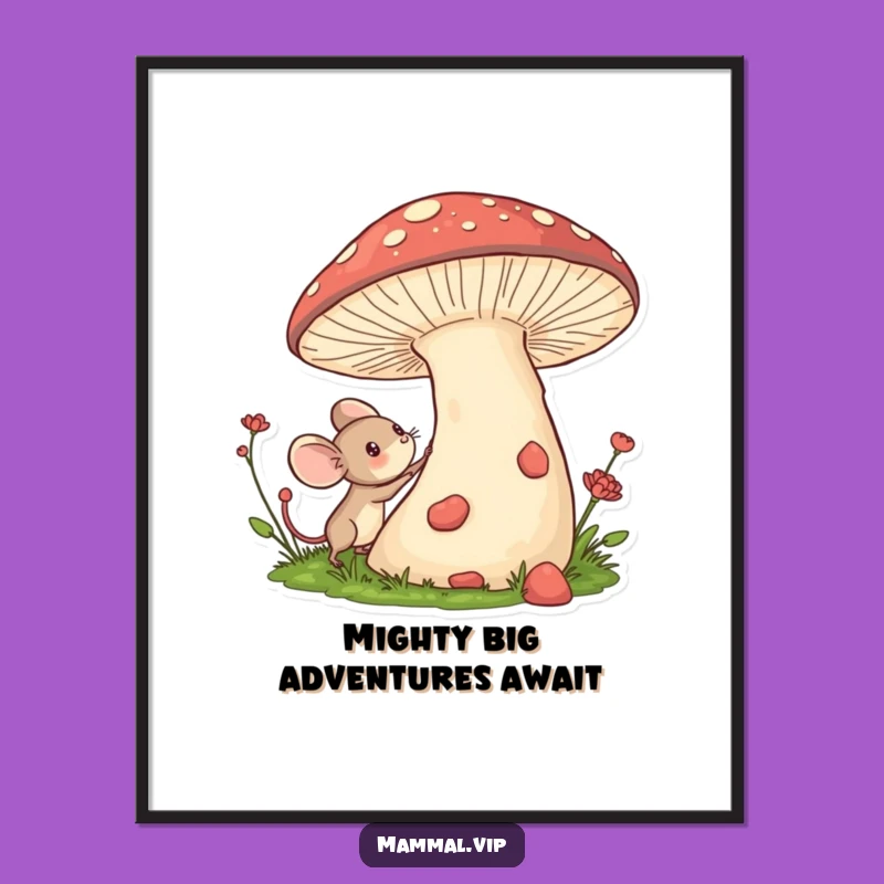 Funny Free Printable Mouse Wall Art: Whimsical Downloadable Art for Enchanting Decor