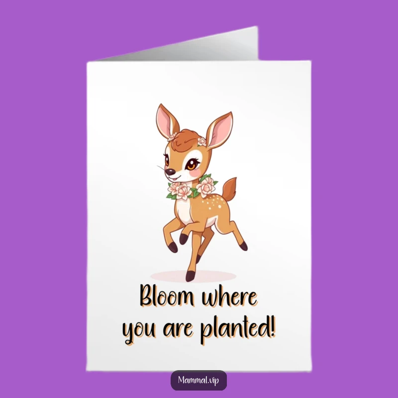 Free Printable Fawn Congrats Card: Enchanting Downloadable Gift for Sweet Victories!