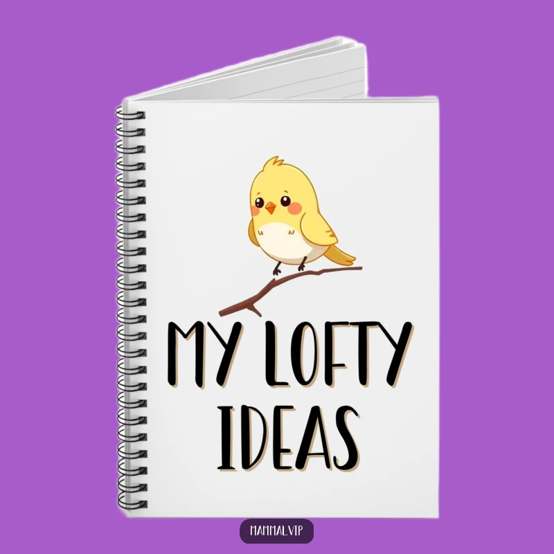 Funny Bird Branch Notebook - Hilarious Journal for Optimists