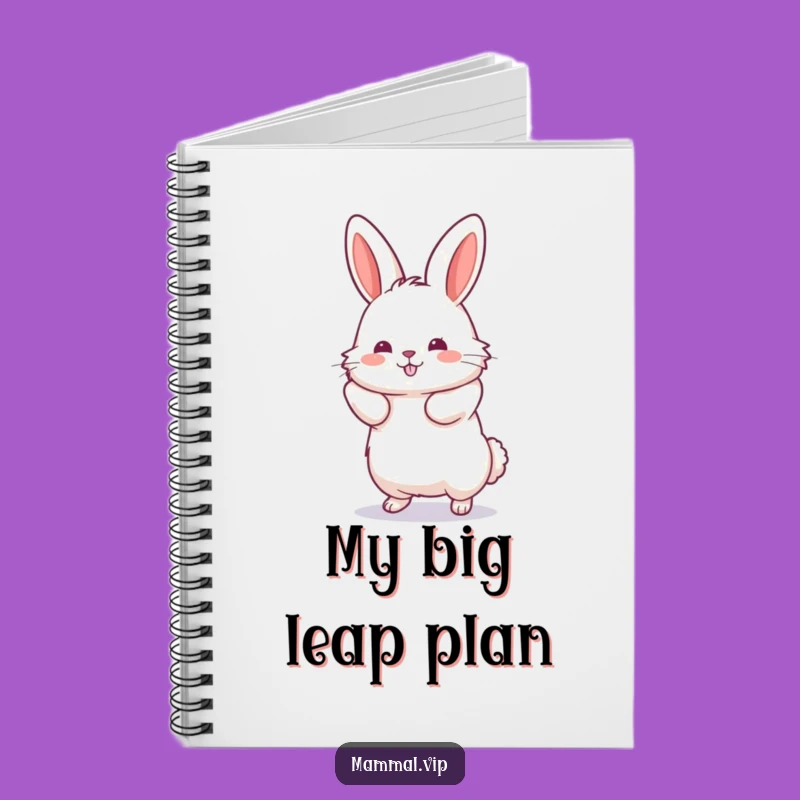 Funny Jumping Rabbit Notebook: Humorous Gift for Energetic Writers
