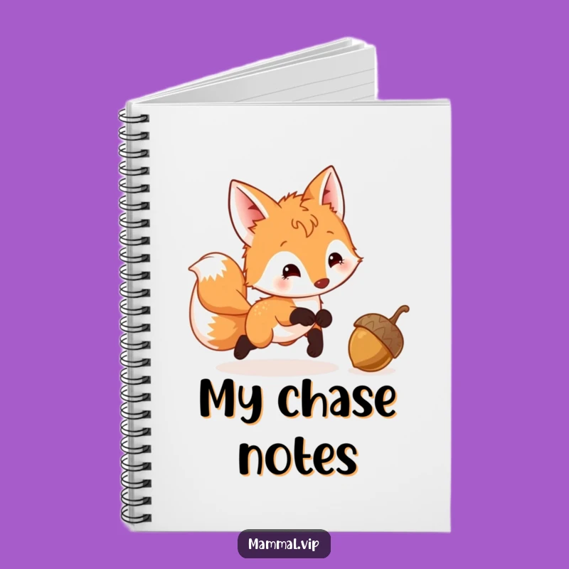 Funny Fox Cub Acorn Notebook: Humorous Gift for Playful Ideas