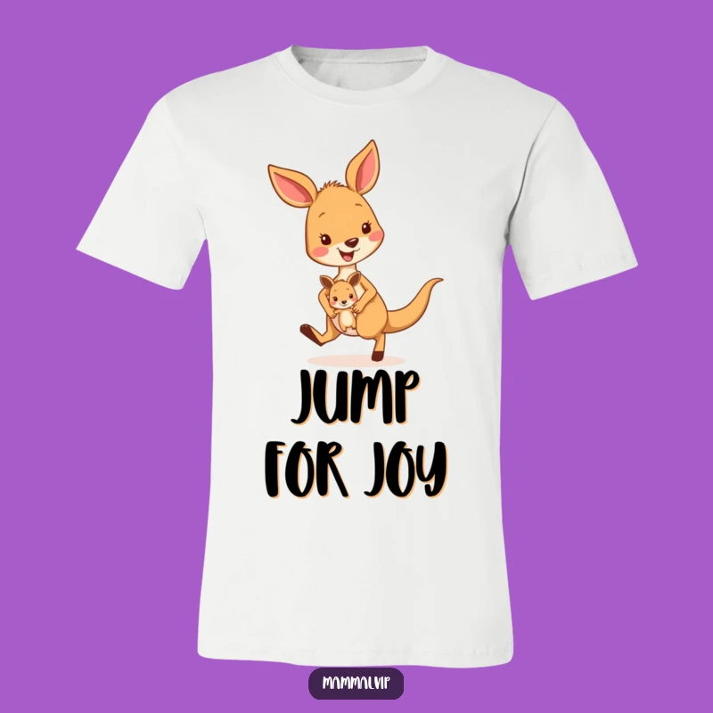 Funny Kangaroo Hopping T-Shirt - Energetic and Hilarious Gift!